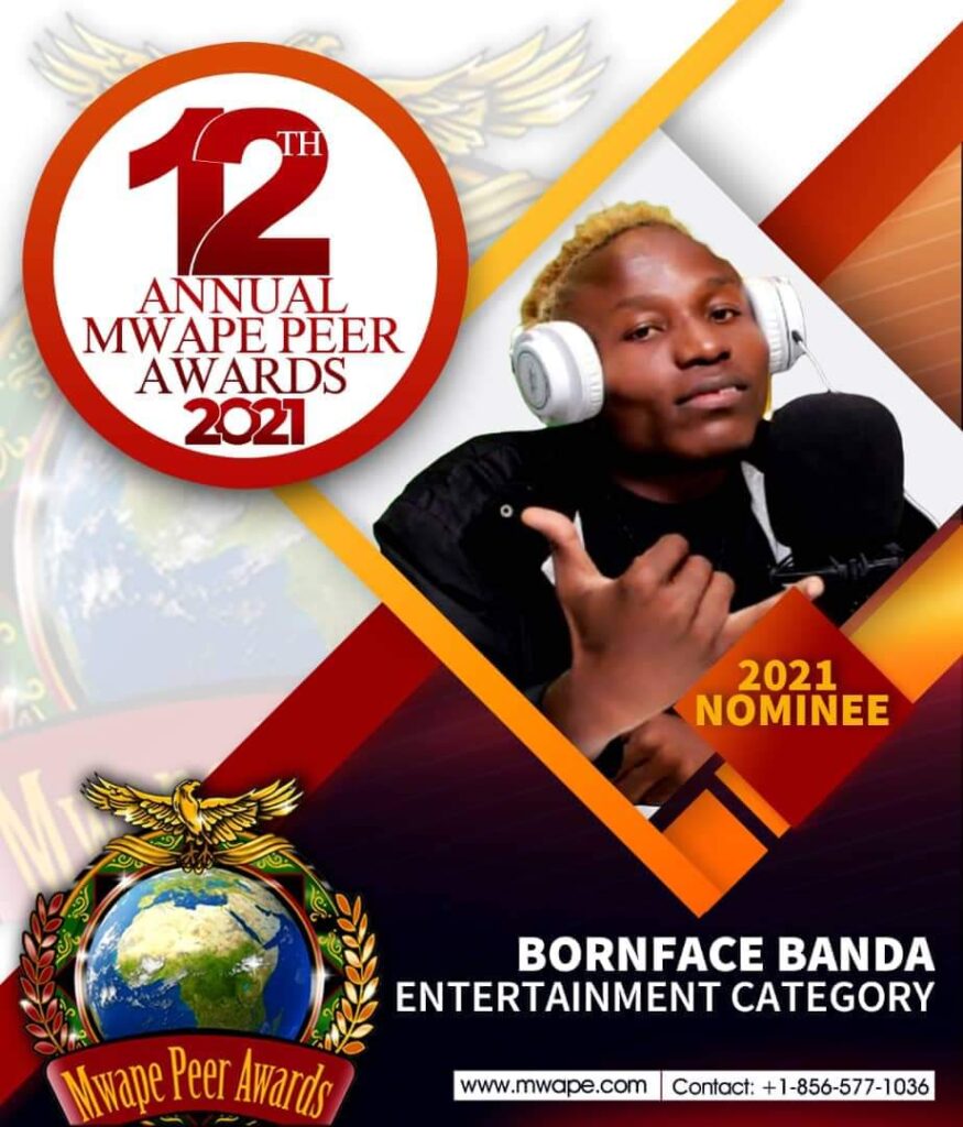 Zerub nominated for the Mwape Peer Awards