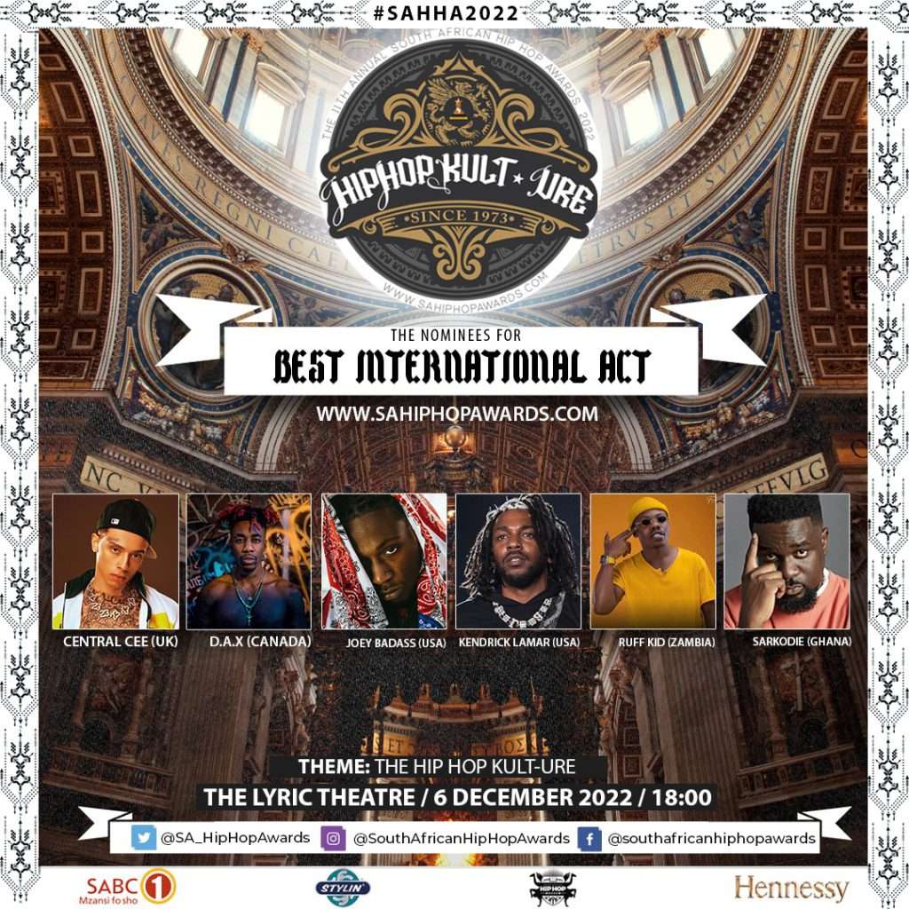 Ruff Kid nominated in the same category with Kendrick Lamar, Dax, Sarkodie
