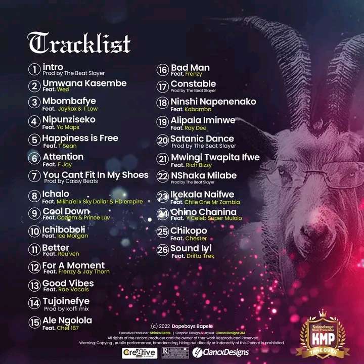 Dope Boys -Goat Full Album Tracklist