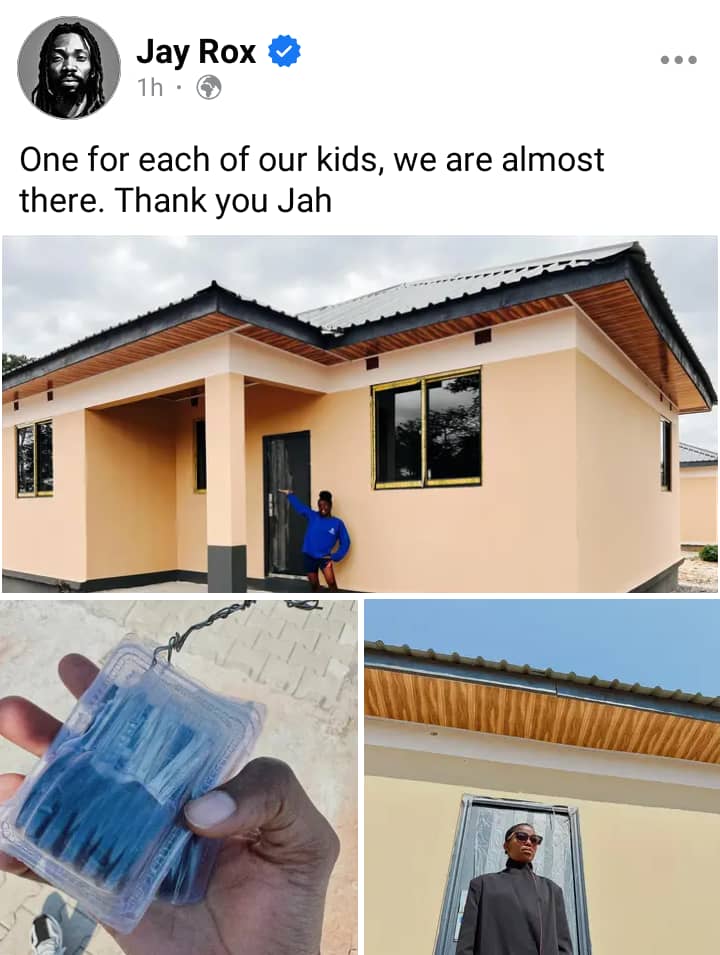 Jay Rox's Heartwarming Gesture: See Photos Of A Newly Built House For His Daughter