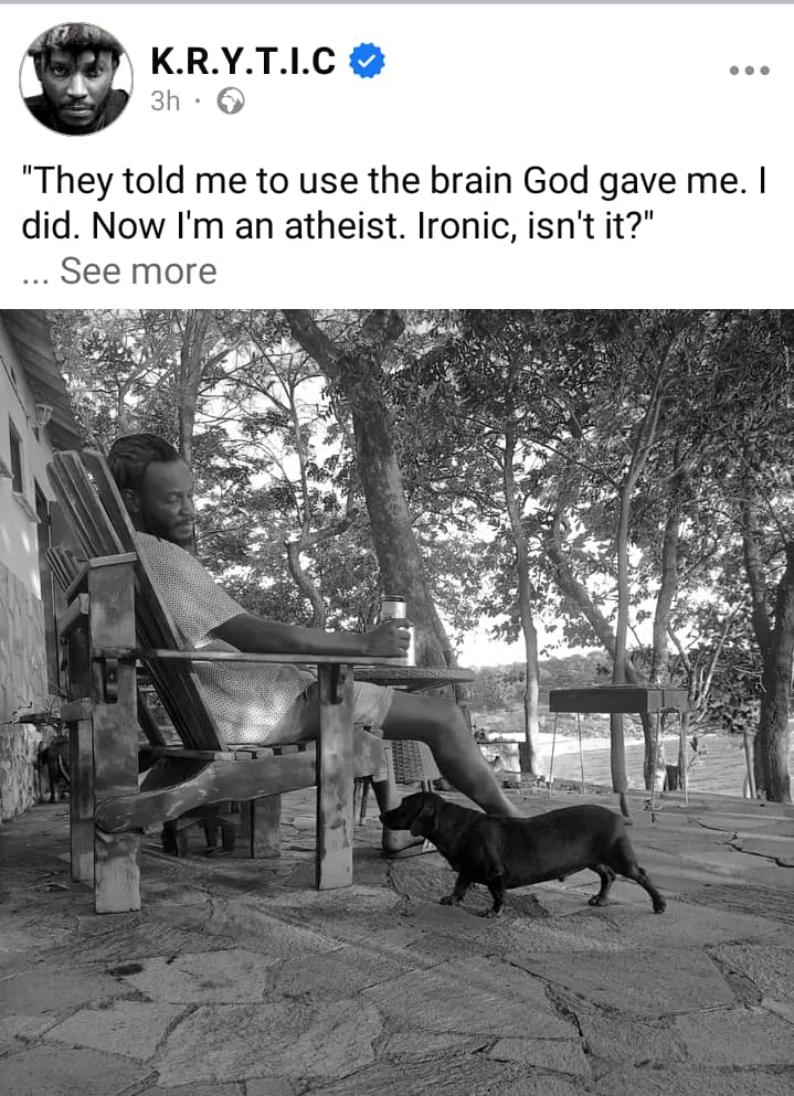Atheist (Doesn't Believe In God) Zambian Artist Opens Up - who